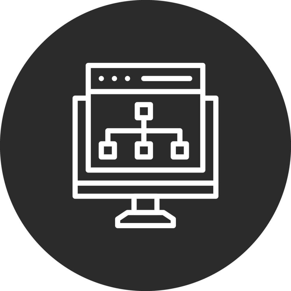 site Internet structure vecteur icône