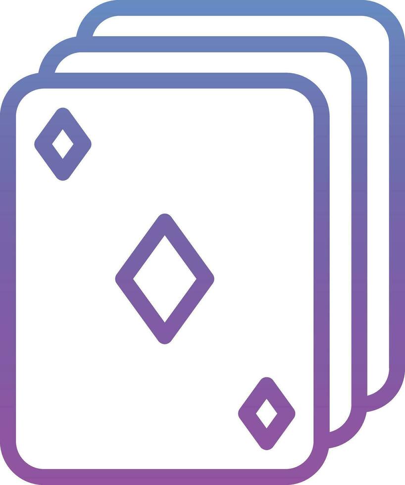 icône de vecteur de cartes à jouer