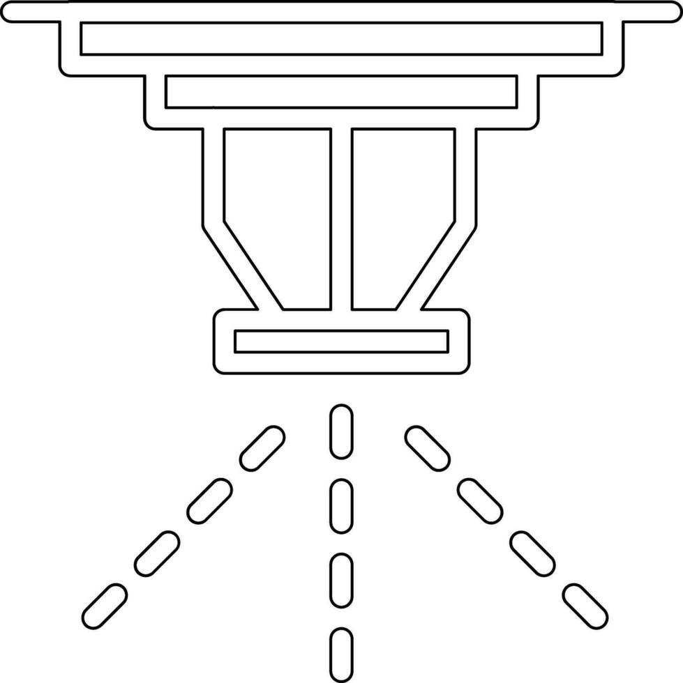 icône de vecteur d'arrosage