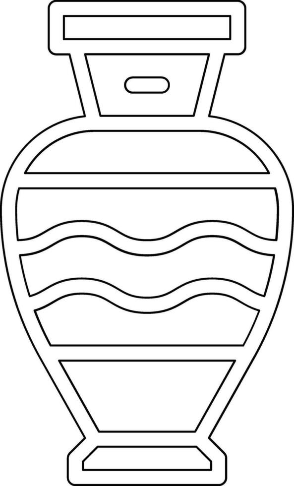 icône de vecteur de vase