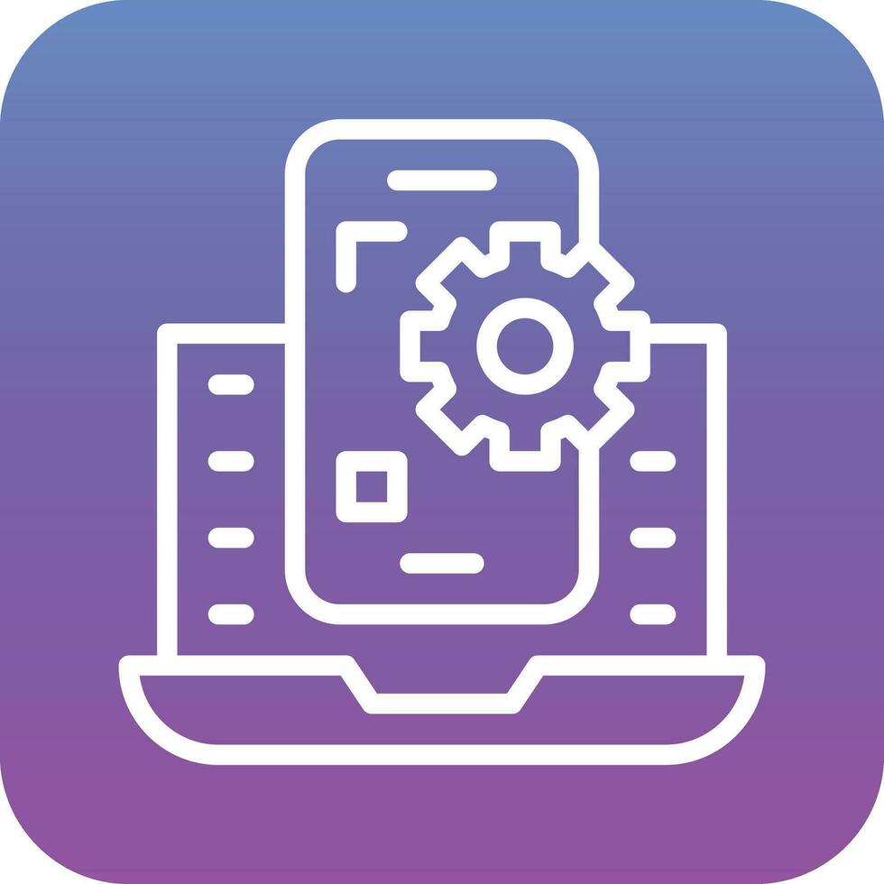icône de vecteur de développement d'application