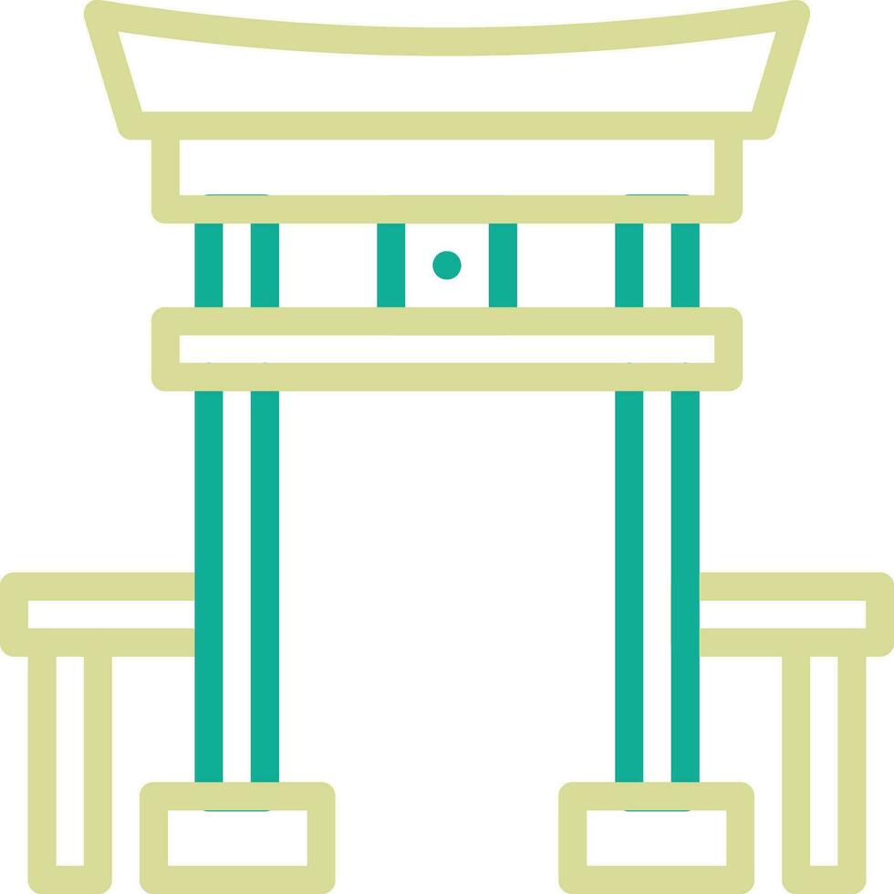 torii porte vecteur icône
