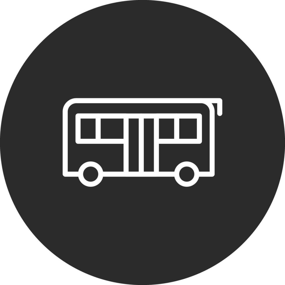 icône de vecteur d'autobus scolaire