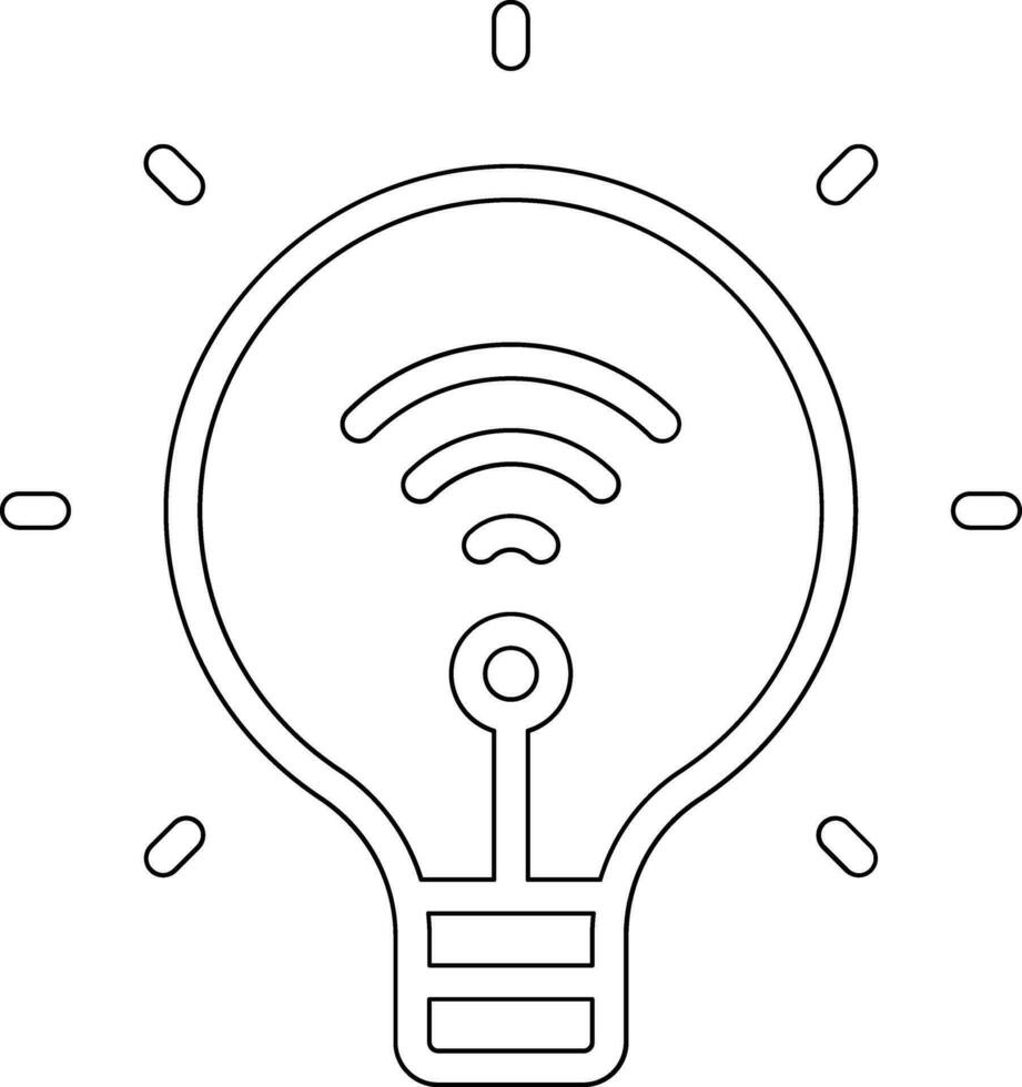 intelligent éclairage vecteur icône