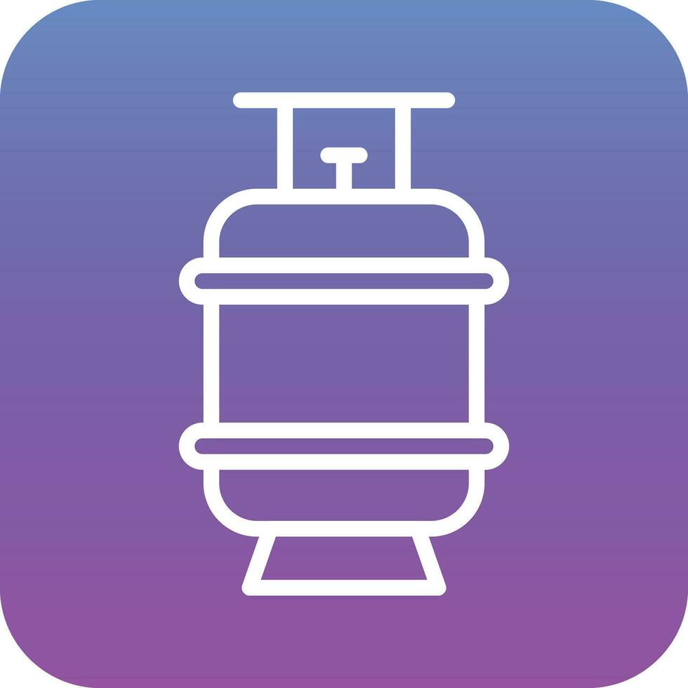 icône de vecteur de bouteille de gaz