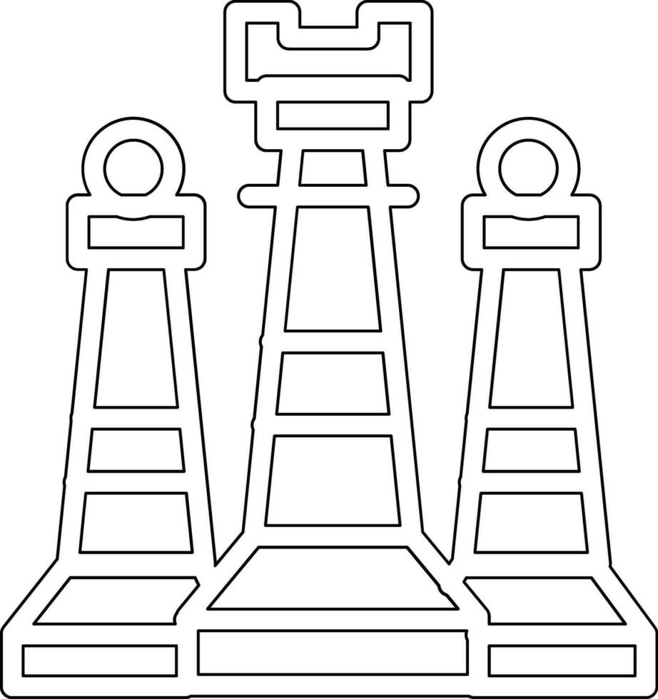 icône de vecteur d'échecs