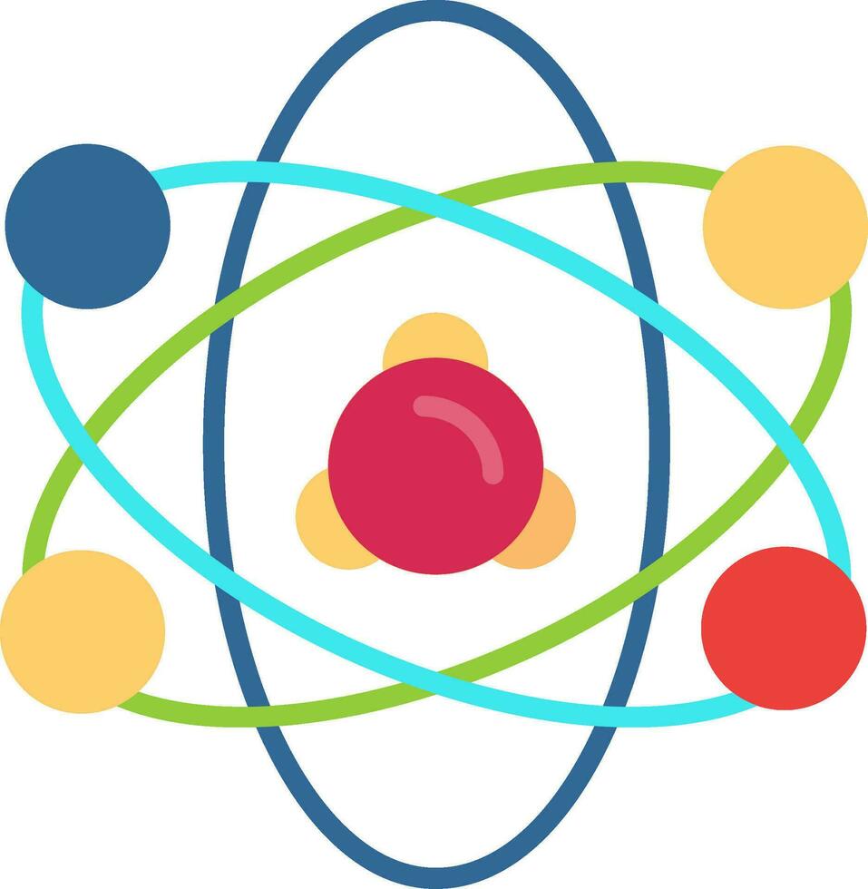 icône de vecteur nucléaire