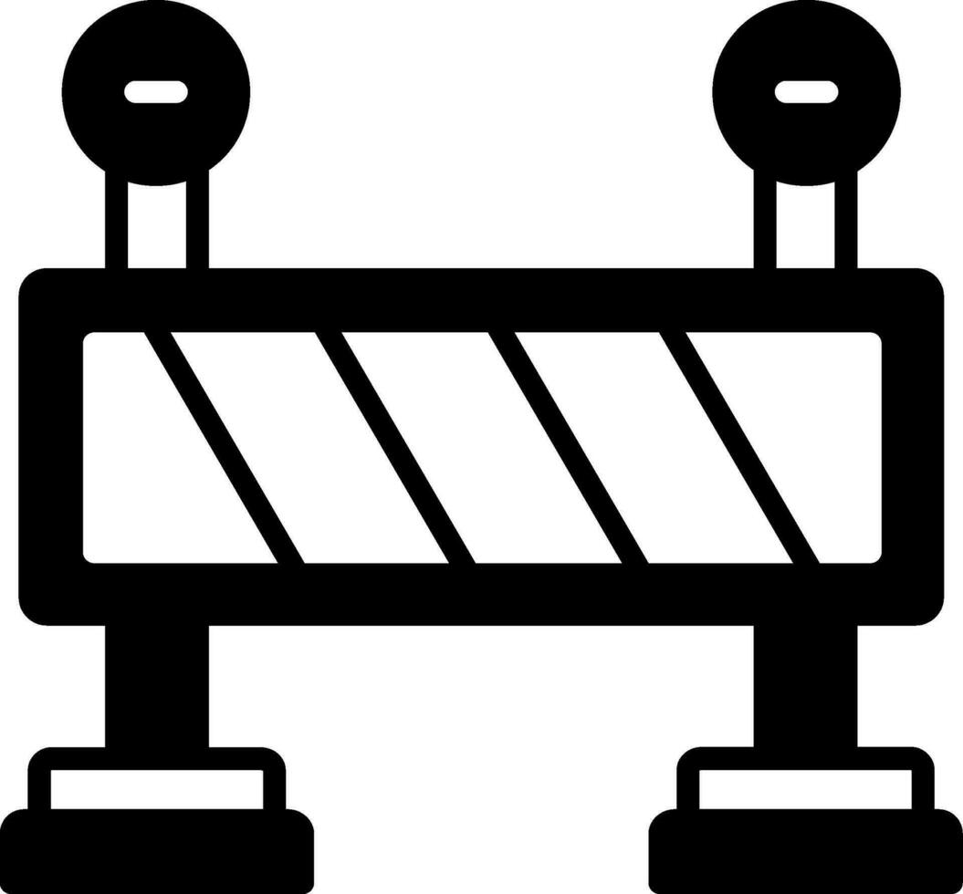 icône de vecteur de barrière