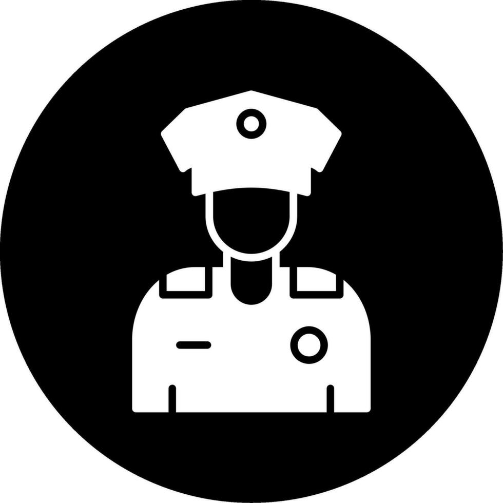 icône de vecteur de policier