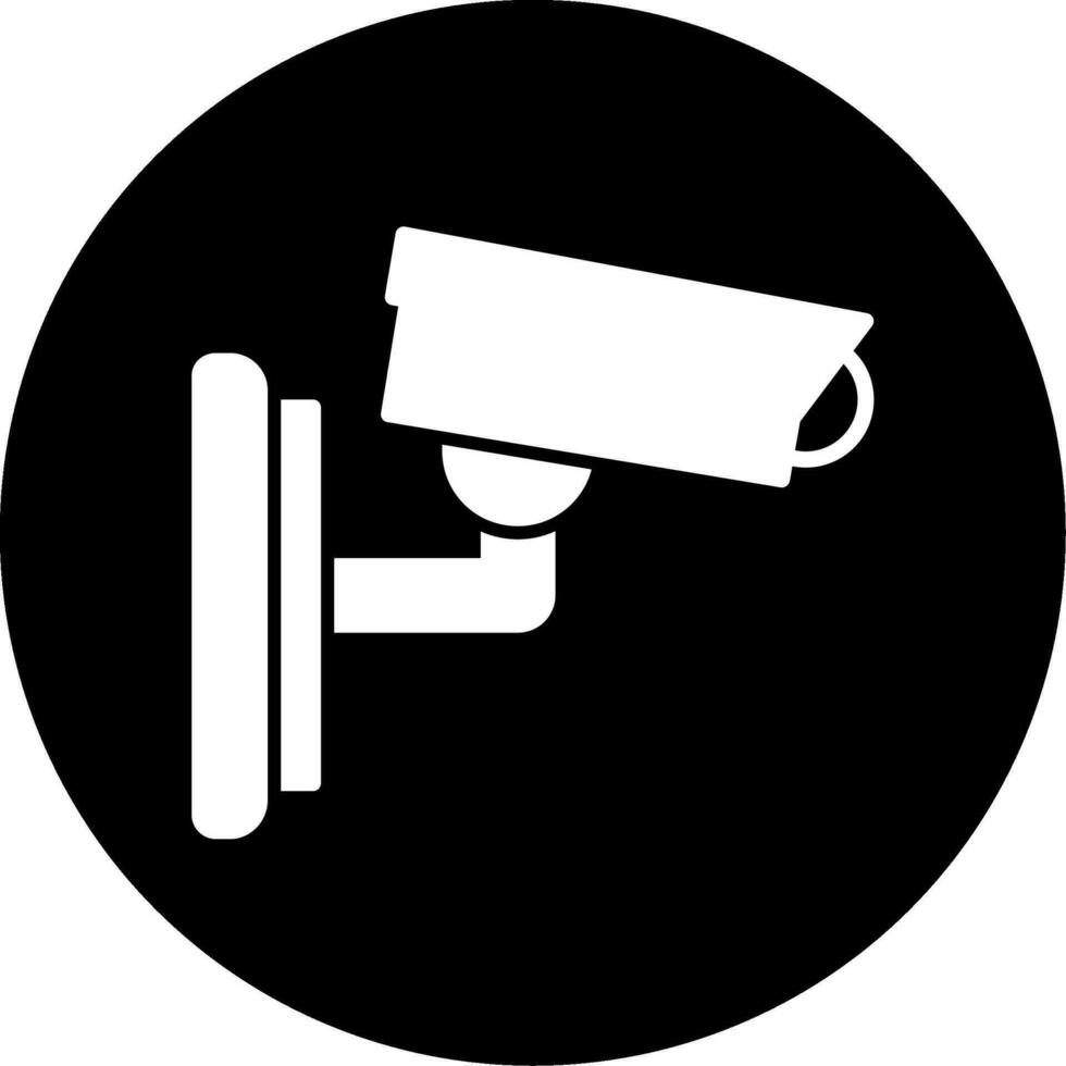 icône de vecteur de vidéosurveillance