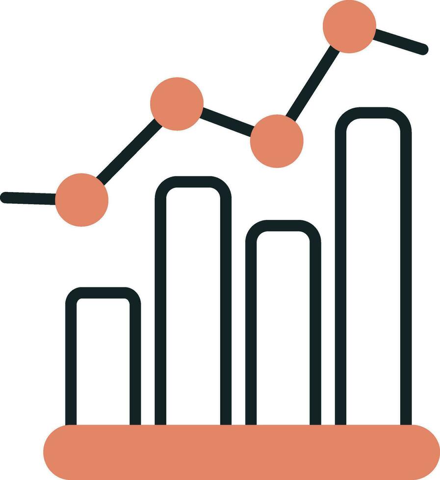 icône de vecteur de graphique à barres