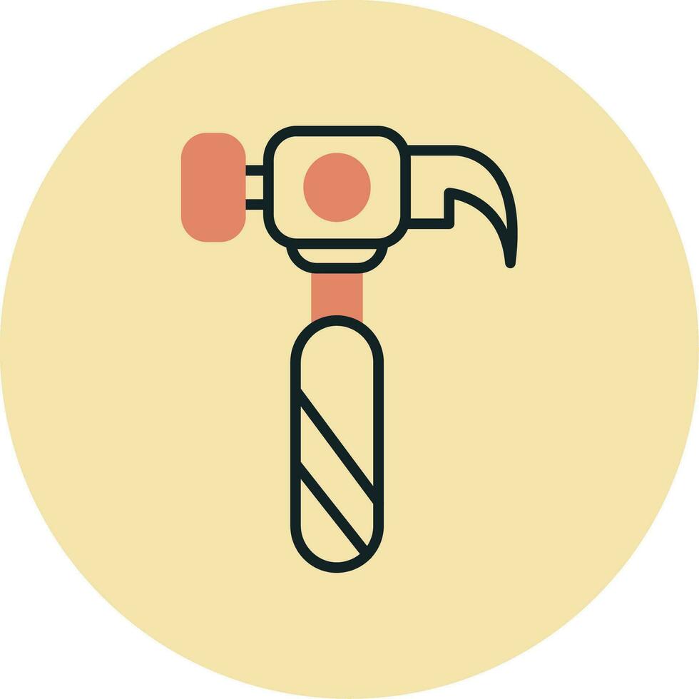 icône de vecteur de marteau