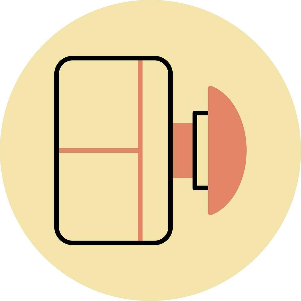 icône de vecteur de bouton d'urgence