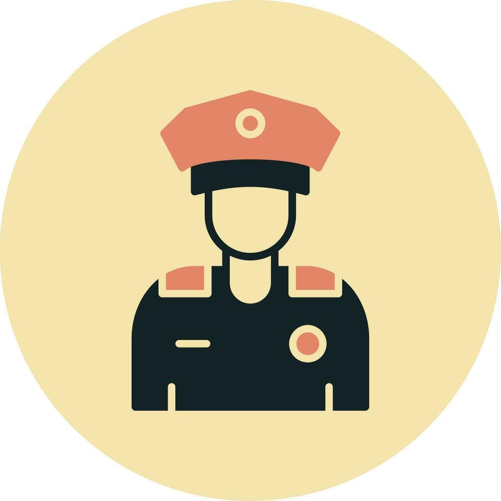 icône de vecteur de policier