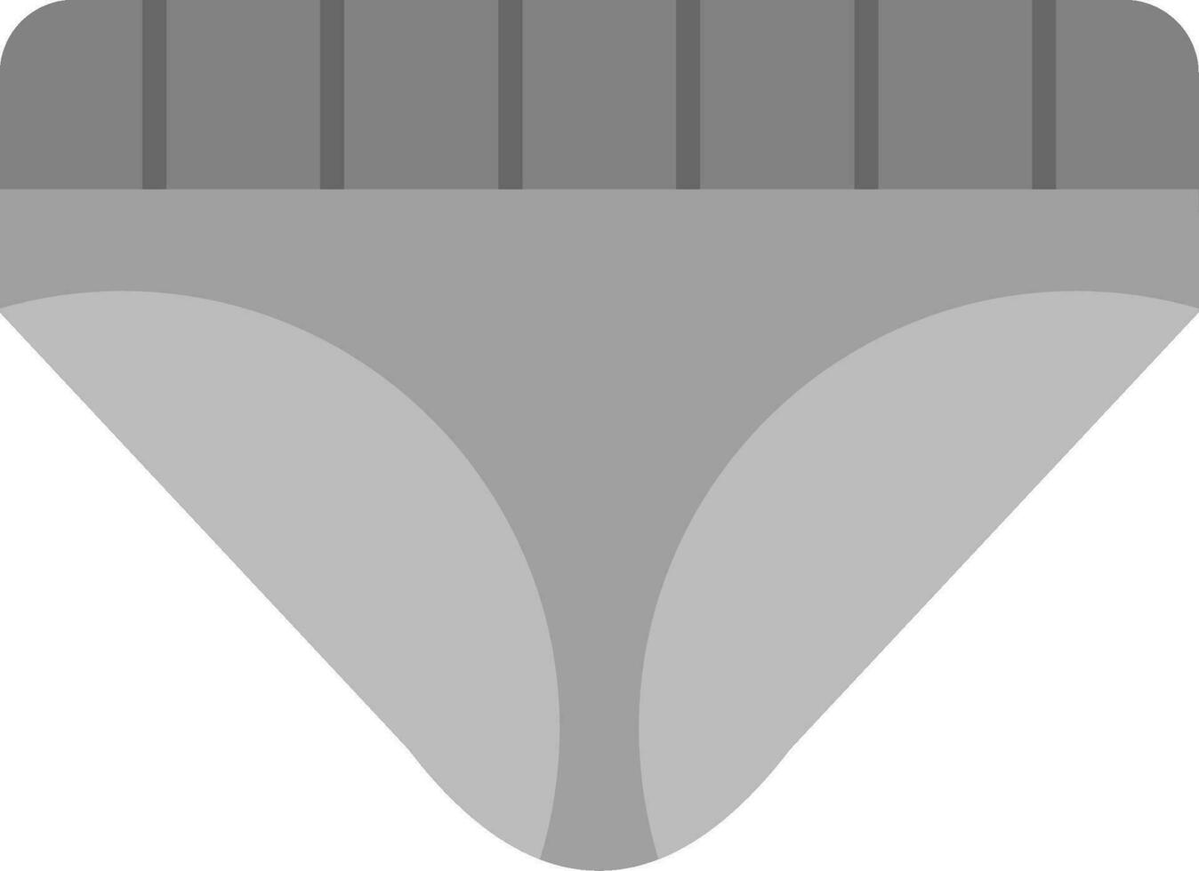 sous-vêtements gris échelle icône vecteur