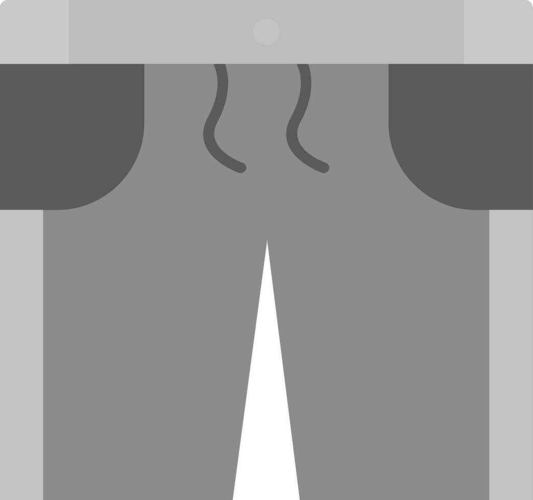 short gris échelle icône vecteur