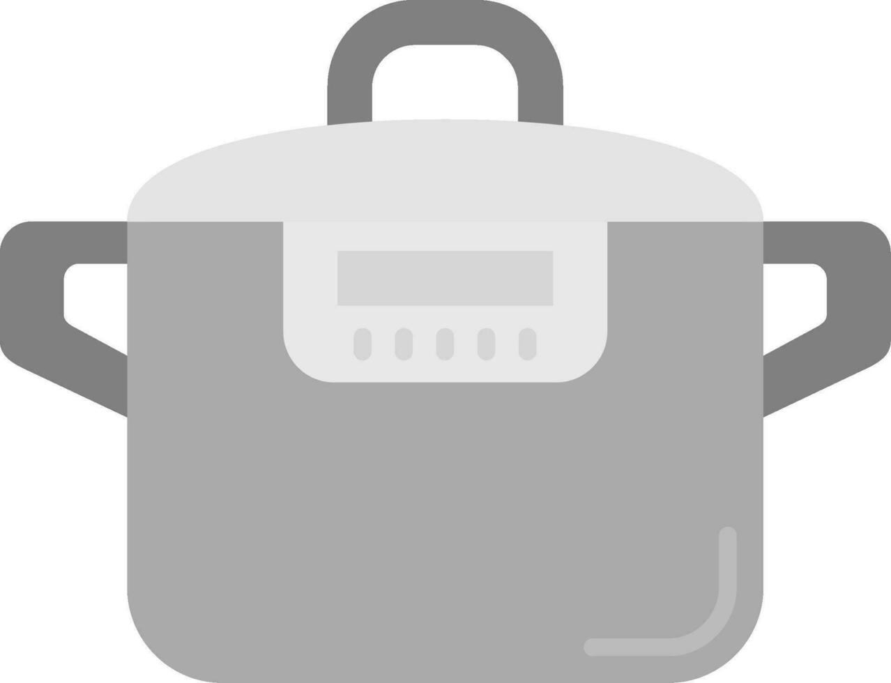 pression cuisinier gris échelle icône vecteur