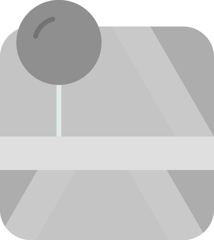 épingle gris échelle icône vecteur