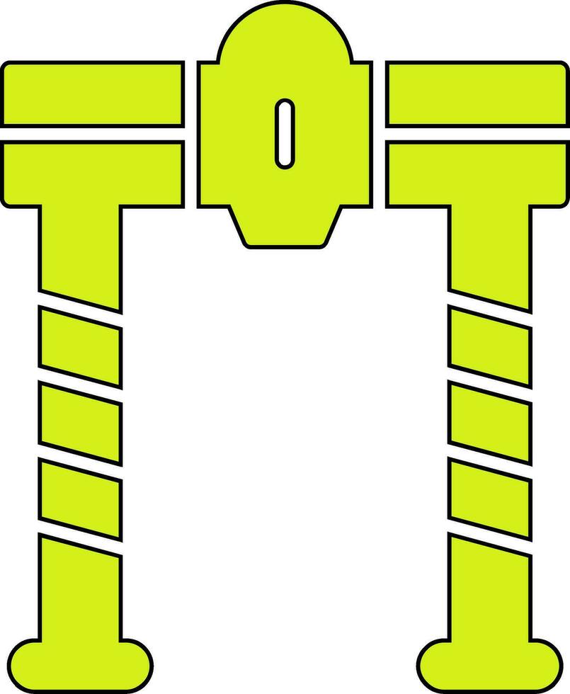 icône de vecteur de détecteur de métaux