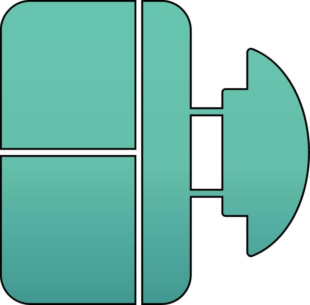 icône de vecteur de bouton d'urgence