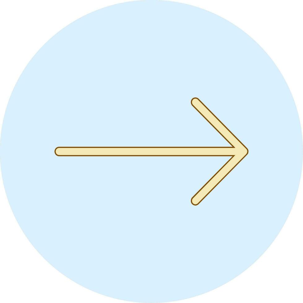 icône de vecteur de flèche droite