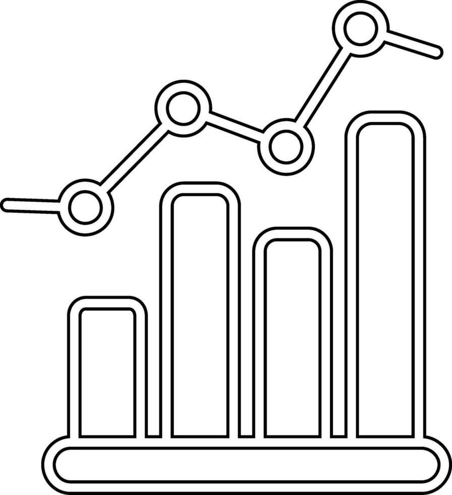 icône de vecteur de graphique à barres