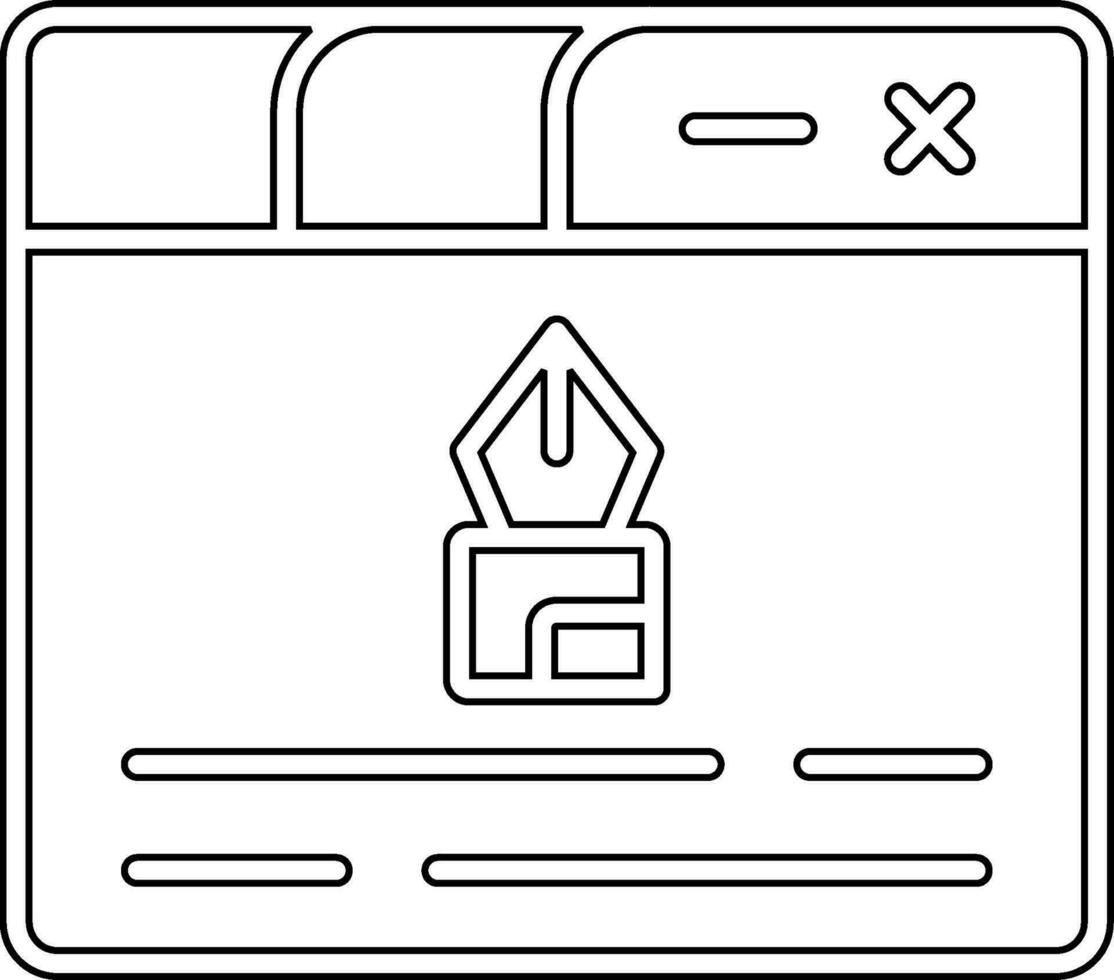 icône de vecteur de conception