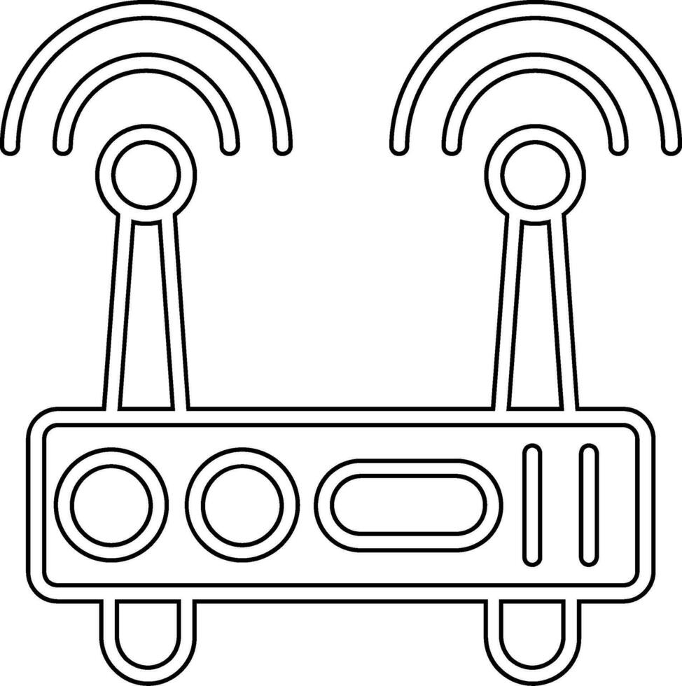 icône de vecteur de routeur wifi