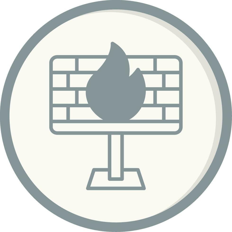 icône de vecteur de pare-feu