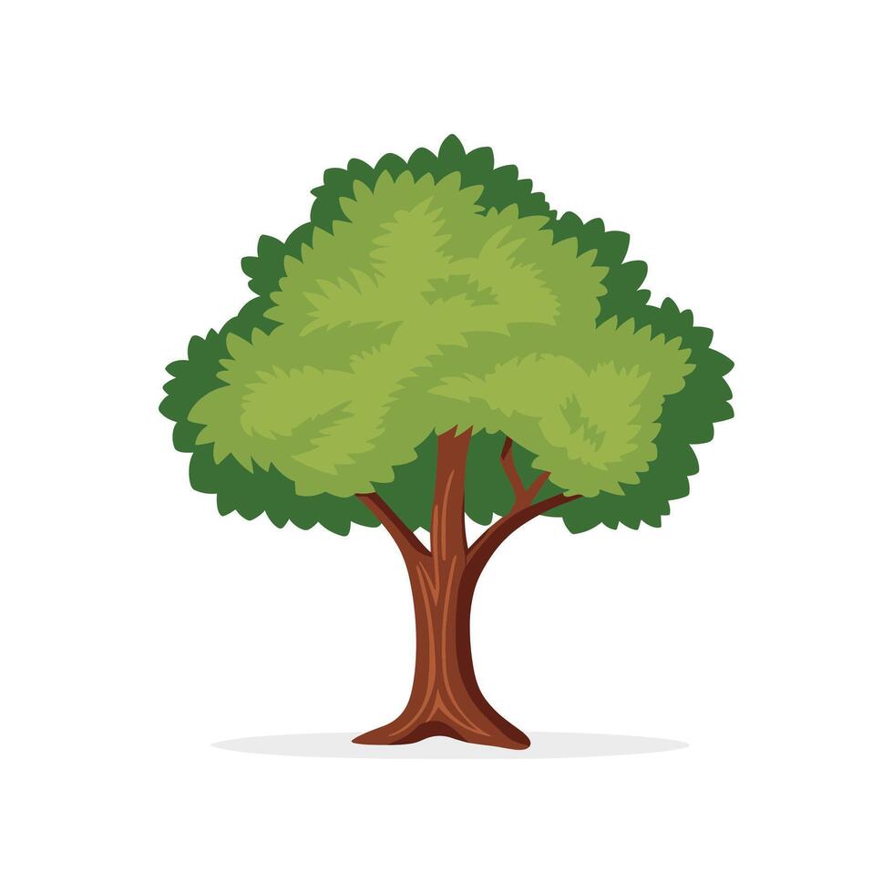 arbre avec les racines vecteur illustration