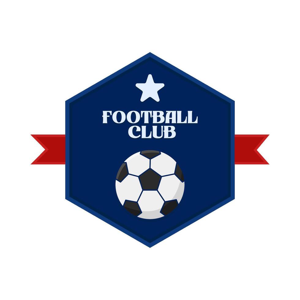 Football club badge illustration vecteur