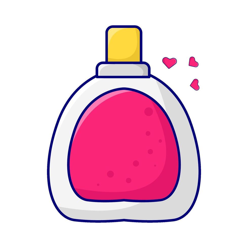 bouteille parfum illustration vecteur