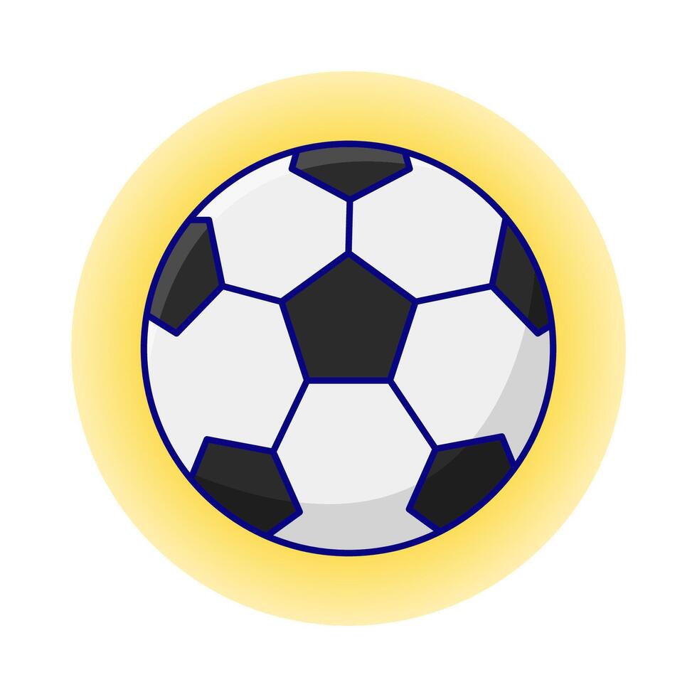 illustration de ballon de football vecteur