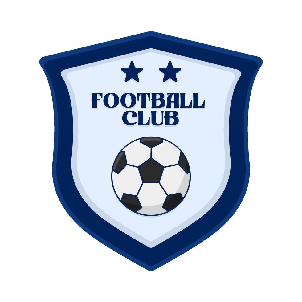 Football club badge illustration vecteur