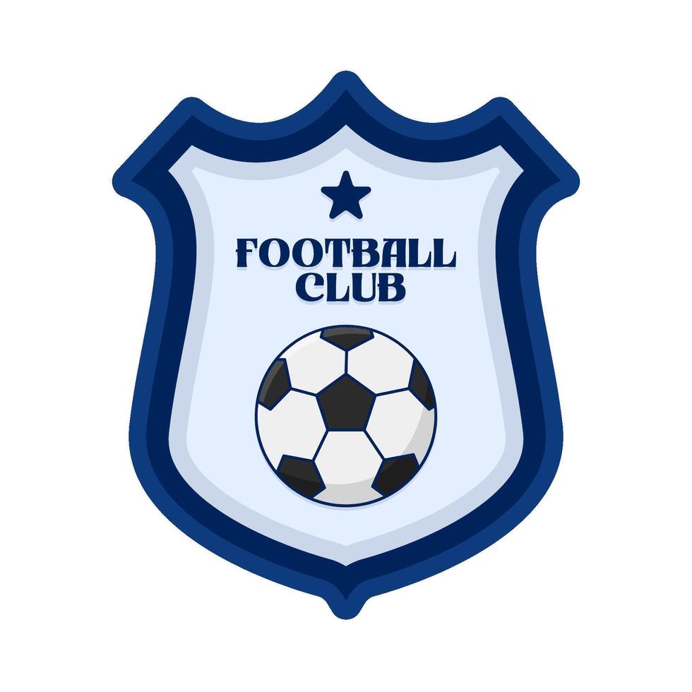 Football club badge illustration vecteur