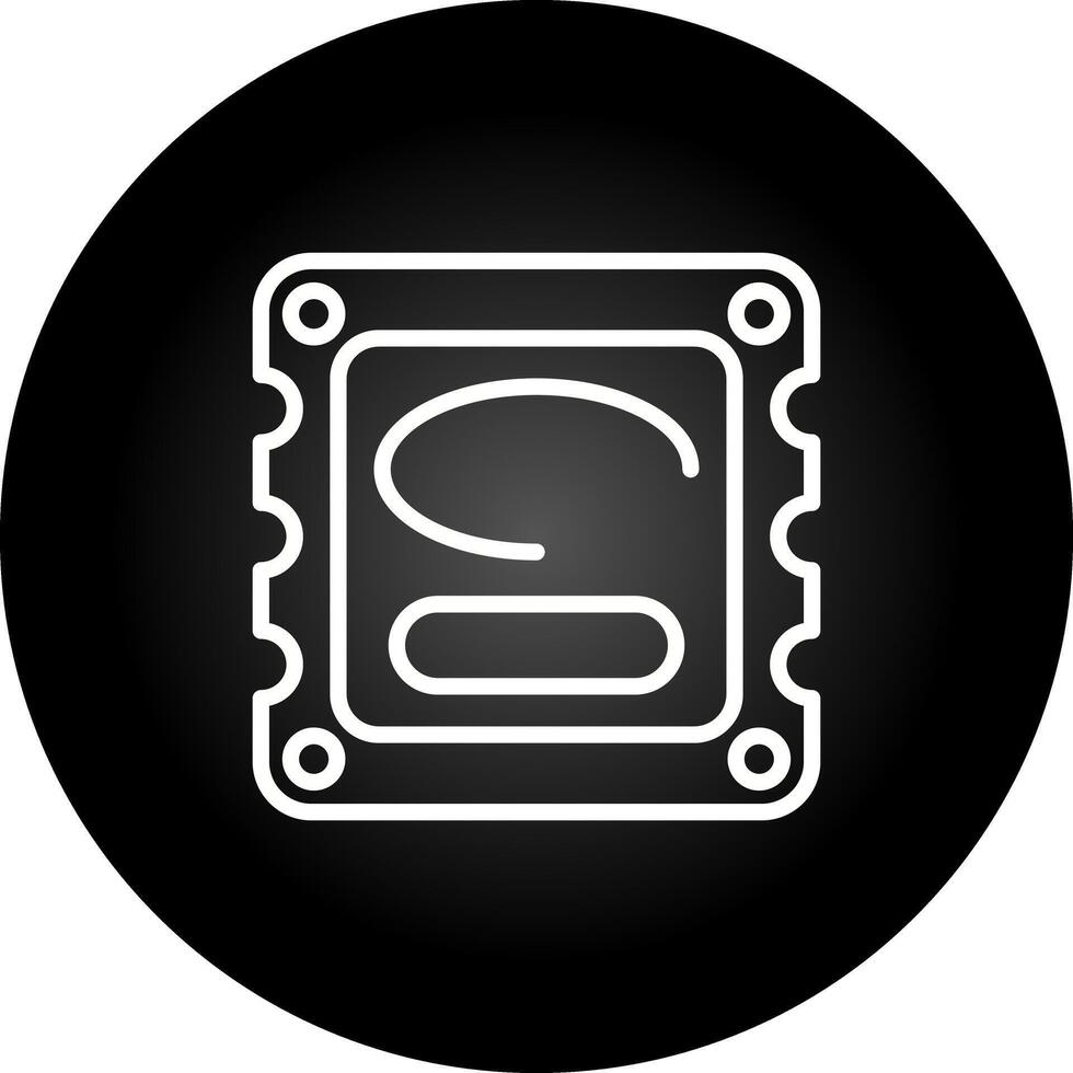 icône de vecteur de processeur