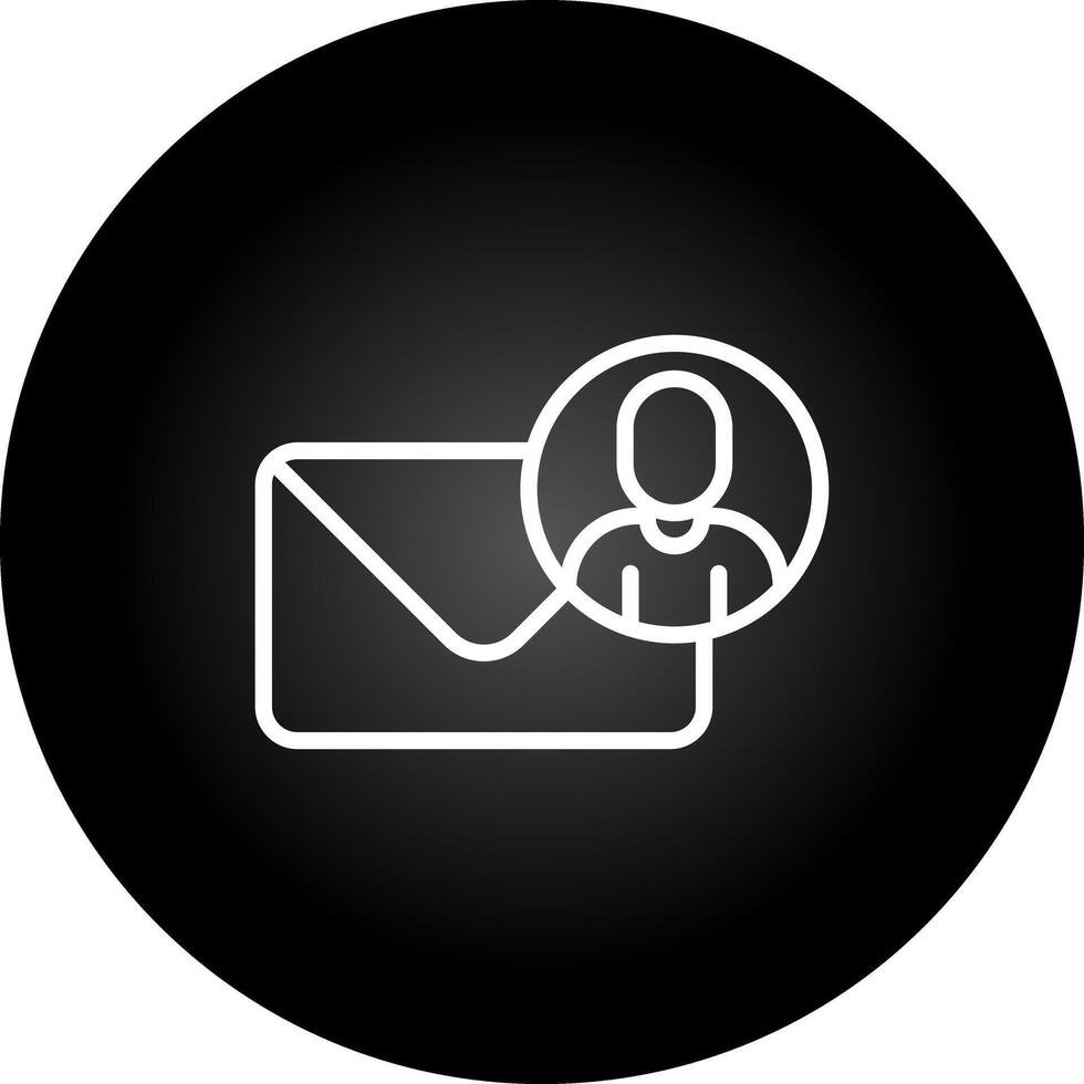 email comptes vecteur icône