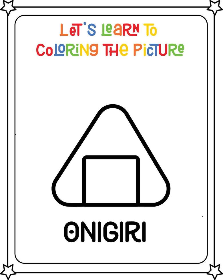 dessin vecteur image onigiri