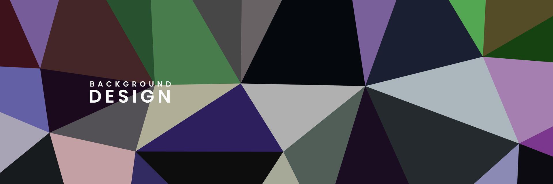 abstrait élégant Contexte avec Triangles et classique vibrant Couleur vecteur
