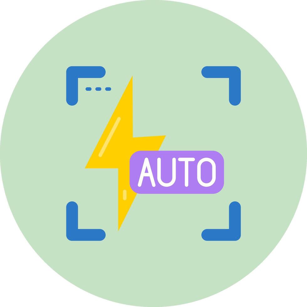 auto éclat plat cercle icône vecteur