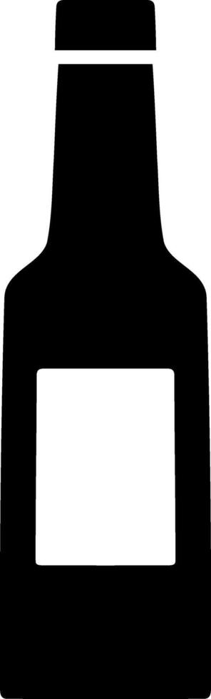 Bière icône Bière verre bouteille du vin vecteur illustration