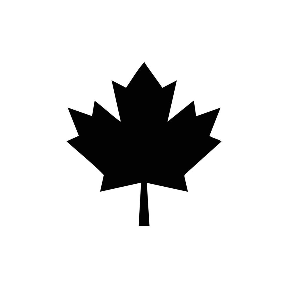 Canada feuille symbole icône vecteur