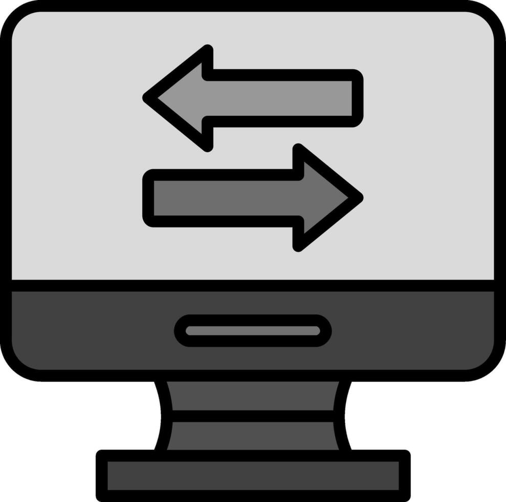 icône de vecteur de transfert
