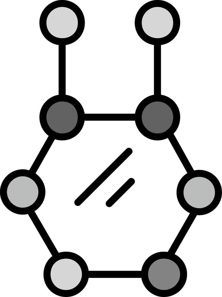 icône de vecteur de molécule