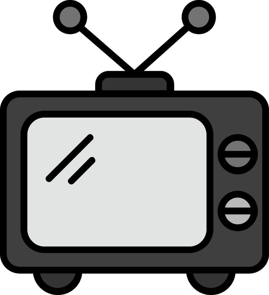 icône de vecteur de télévision