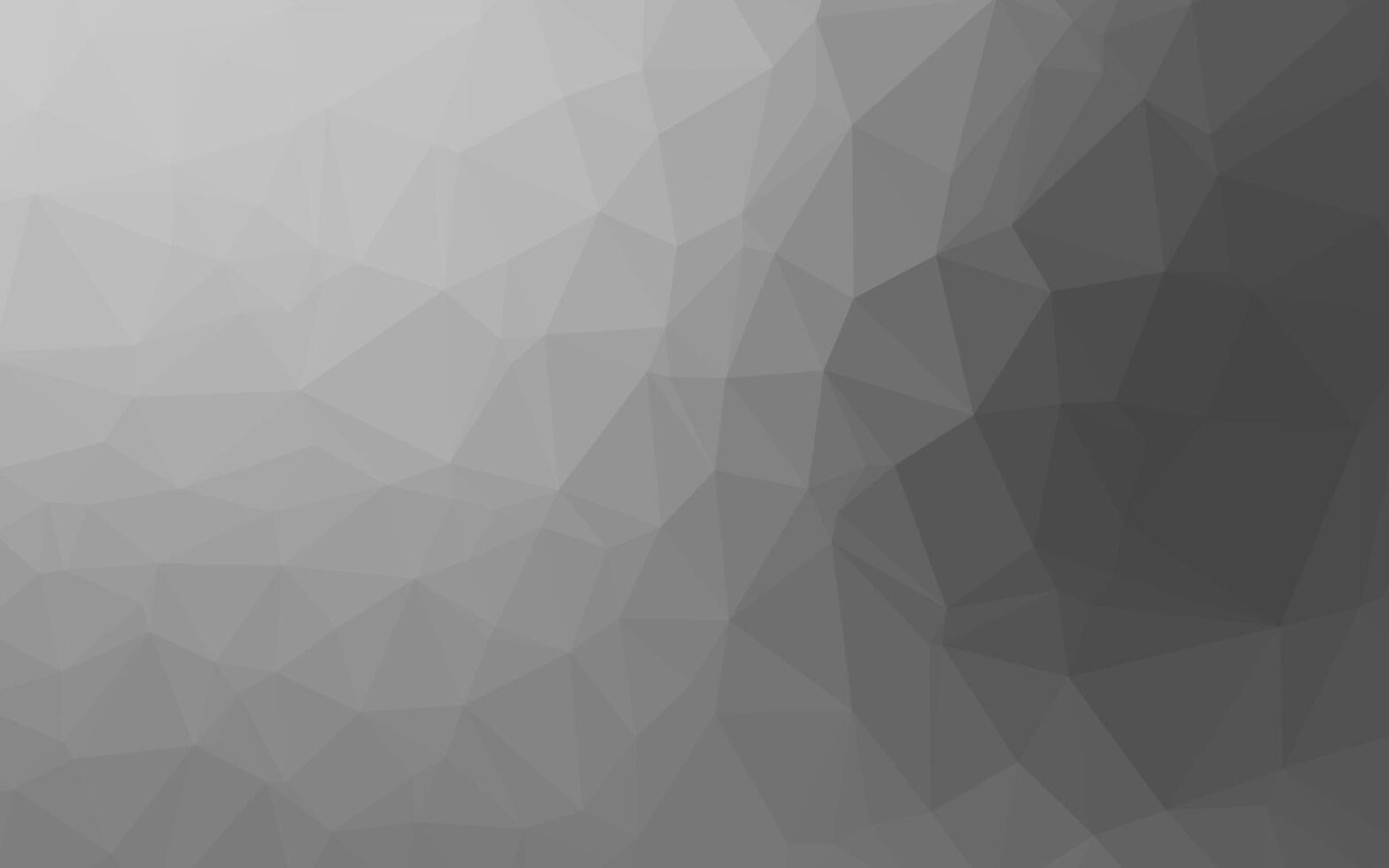 argent clair, couverture low poly vectorielle grise. vecteur