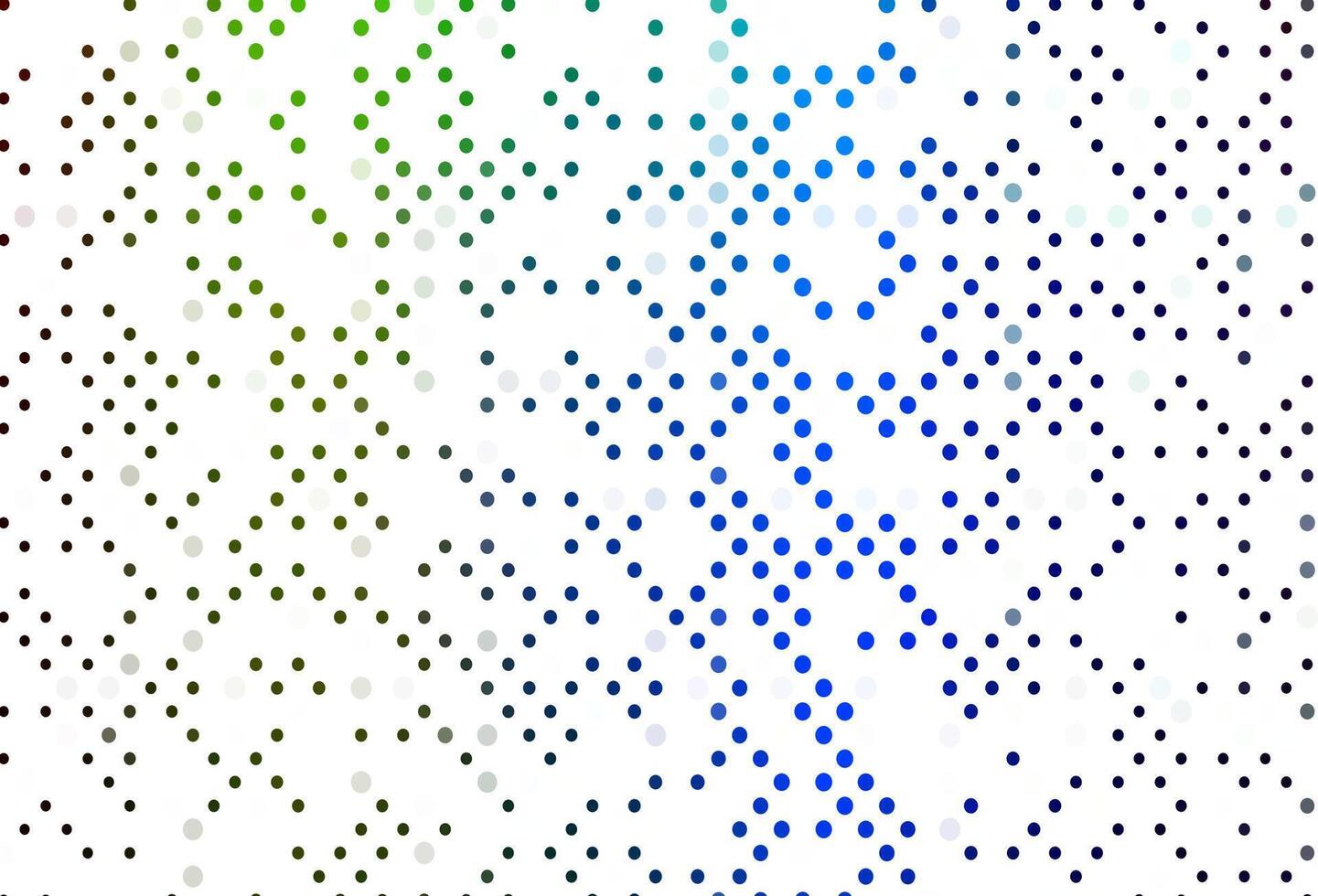 modèle vectoriel multicolore clair et arc-en-ciel avec des cercles.