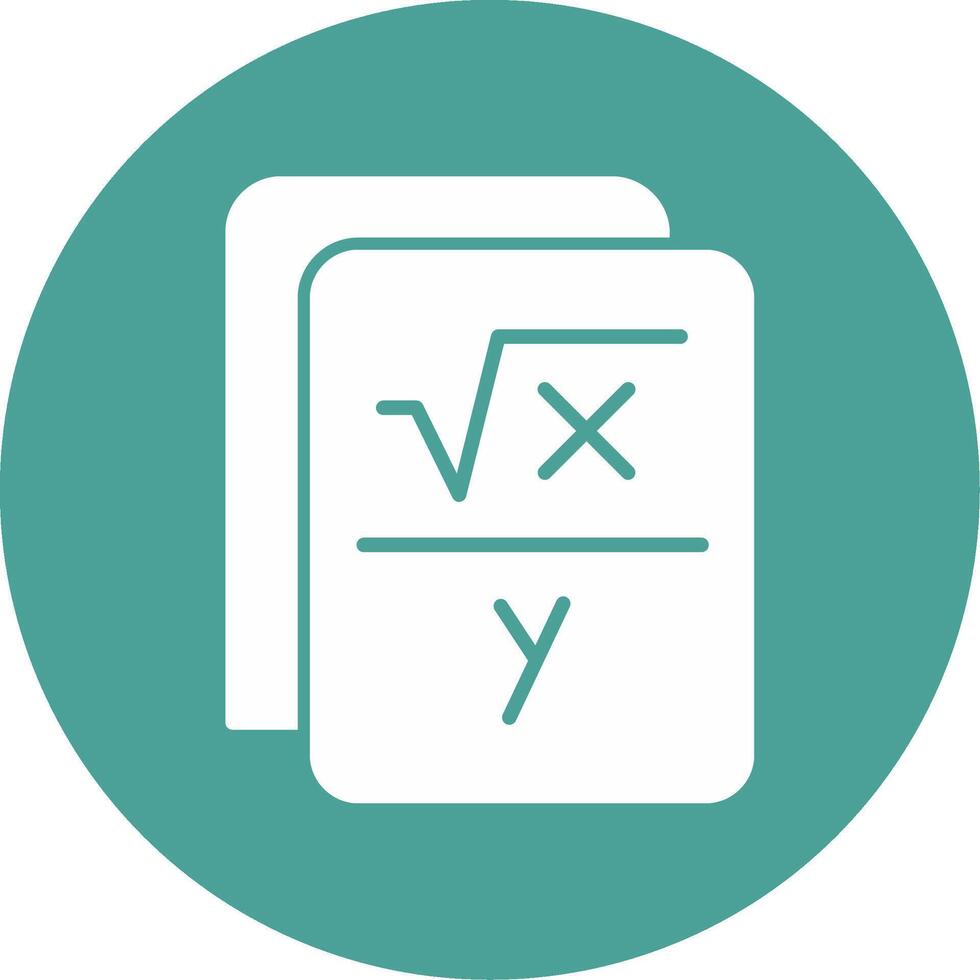 icône de vecteur de formule