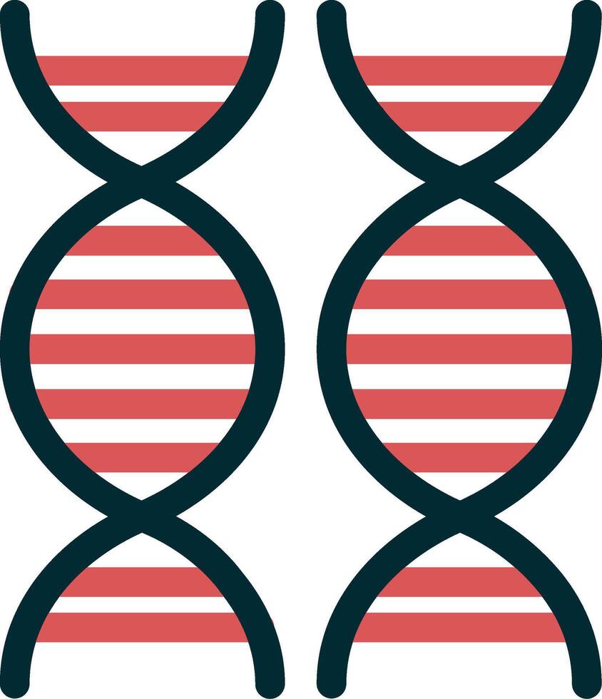 icône de vecteur d'adn