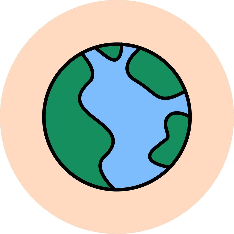 icône de vecteur de globe terrestre
